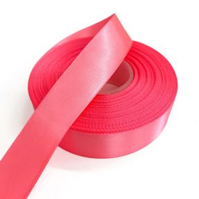 Saten vrpca obostrana 25 mm neon pink