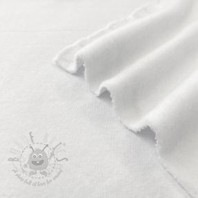 Triko materijal čupav JOGGING white