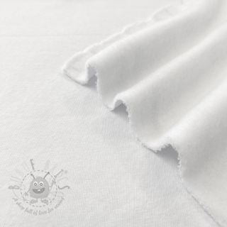 Triko materijal čupav JOGGING white