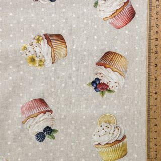 Dekorativna tkanina Cupcake Bake Off digital print