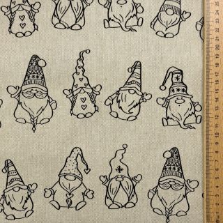 Dekorativna tkanina Linenlook premium Tomte Jolly Line