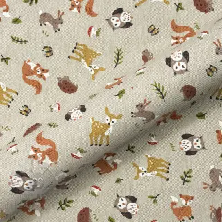 Dekorativna tkanina Linenlook premium Forest Friend Animal