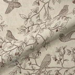 Dekorativna tkanina Linenlook premium Branch Bird Song