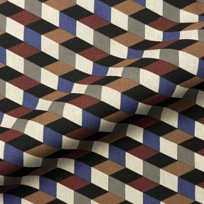 Dekorativna tkanina Linenlook premium Cube Illusion Art