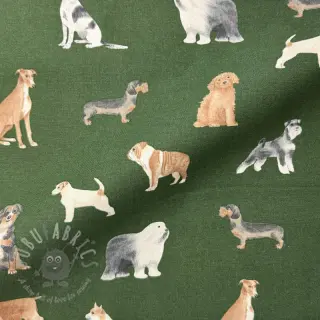 Dekorativna tkanina premium Dog Breed Mix