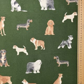 Dekorativna tkanina premium Dog Breed Mix