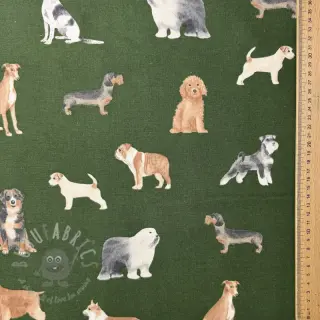 Dekorativna tkanina premium Dog Breed Mix