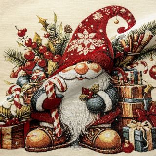Dekorativna tkanina GOBELIN PREMIUM Happy Santa PANEL