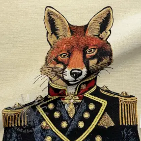 Dekorativna tkanina GOBELIN PREMIUM Fox Admiral Statue PANEL