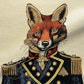 Dekorativna tkanina GOBELIN PREMIUM Fox Admiral Statue PANEL