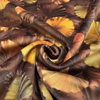 Dekorativna tkanina VELVET Ginko Biloba Leaf