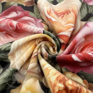 Dekorativna tkanina VELVET Romantic Rose Charm