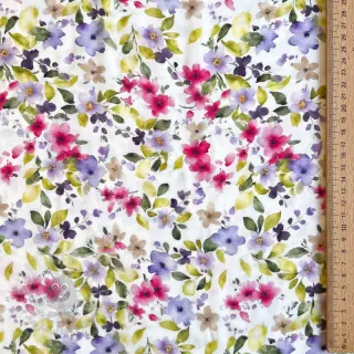 Viskoza RADIANCE Flower Uma white digital print