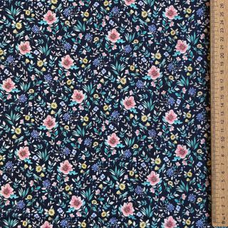 Pamuk Flowers Tara navy design B digital print
