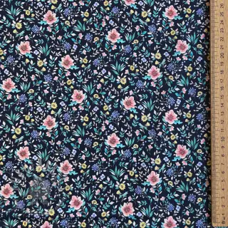 Pamuk Flowers Tara navy design B digital print