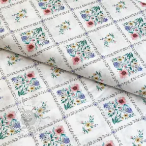 Pamuk Flowers Tara off white design A digital print