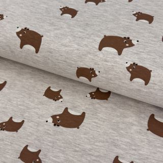 Pletenina Bears light sand melange