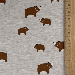 Pletenina Bears light sand melange