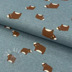 Jersey Bears smoke blue melange
