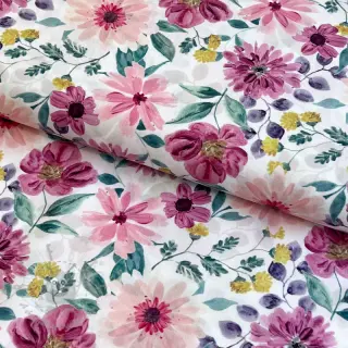 Pamuk Flower Sonja mauve digital print