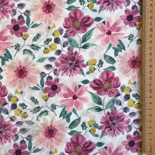 Pamuk Flower Sonja mauve digital print