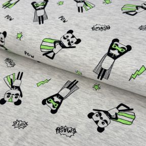 Pletenina NEON Super heroes ecru melange