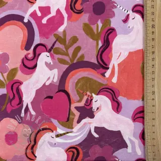 Jersey Unicorns mauve digital print