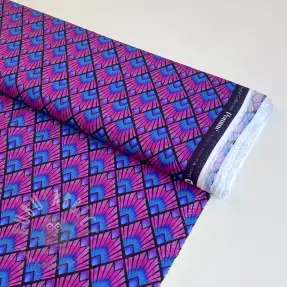 Viskoza RADIANCE Graphic navy digital print