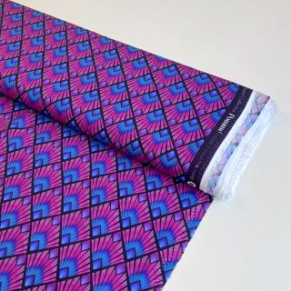 Viskoza RADIANCE Graphic navy digital print