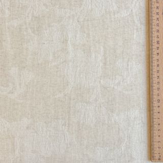 Pamuk s lanom JACQUARD Flowers natural