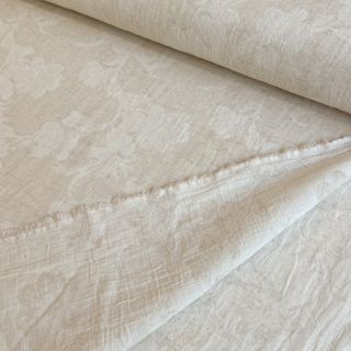 Pamuk s lanom JACQUARD Flowers natural