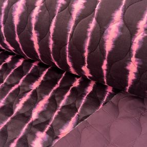 Prošivena tkanina VELVET Stripes cerise