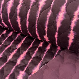 Prošivena tkanina VELVET Stripes cerise