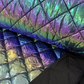 Prošivena tkanina FOIL Rainbow multi