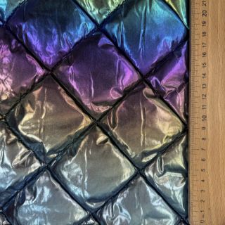 Prošivena tkanina FOIL Rainbow multi
