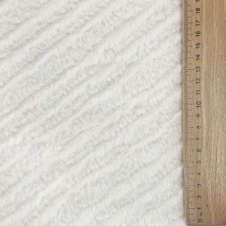 Umjetno krzno Stripes ecru