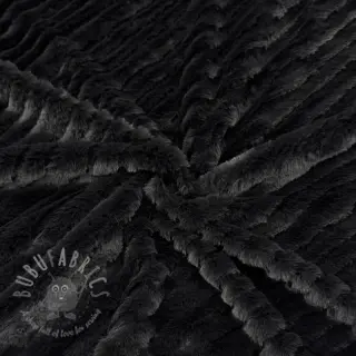 Umjetno krzno Stripes anthracite
