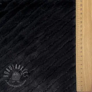 Umjetno krzno Stripes anthracite