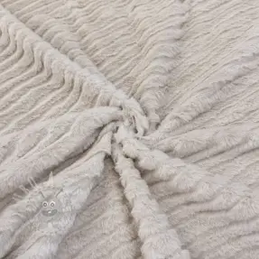 Umjetno krzno Stripes beige