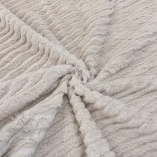 Umjetno krzno Stripes beige