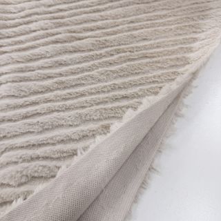 Umjetno krzno Stripes beige