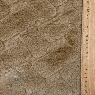Umjetno krzno Abstract sand