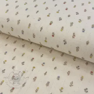 Tetra Tkanina/Muslin Flowers Mia digital print ORGANIC