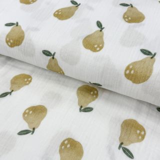 Tetra Tkanina/Muslin Pears design B digital print