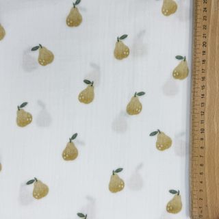 Tetra Tkanina/Muslin Pears design A digital print