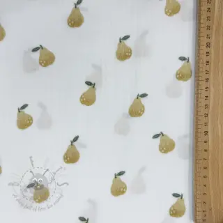 Tetra Tkanina/Muslin Pears design A digital print