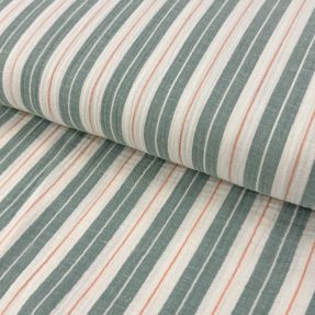 Dvostruka gaza/muslin YARN DYED Line green