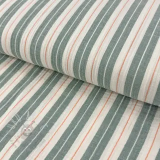 Tetra Tkanina/Muslin YARN DYED Line green