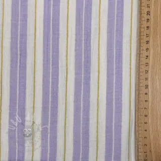 Tetra Tkanina/Muslin YARN DYED Line purple
