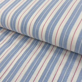 Tetra Tkanina/Muslin YARN DYED Line blue